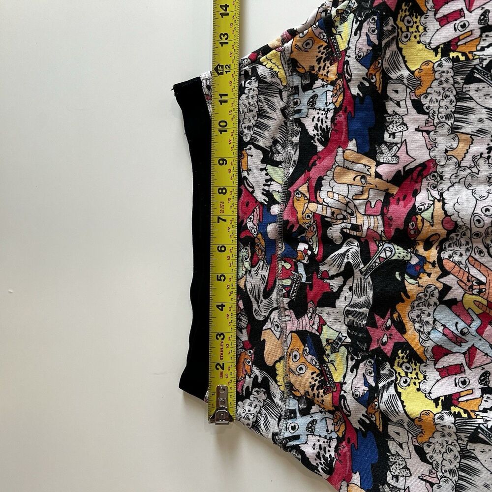 Vtg Kenzo Kids Cartoon Logo Skirt Sz 10 Novelty Print Rare - Picture 5 of 6